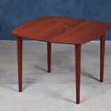 Mid-Century Danish Solid Teak Side Table, 1960s
