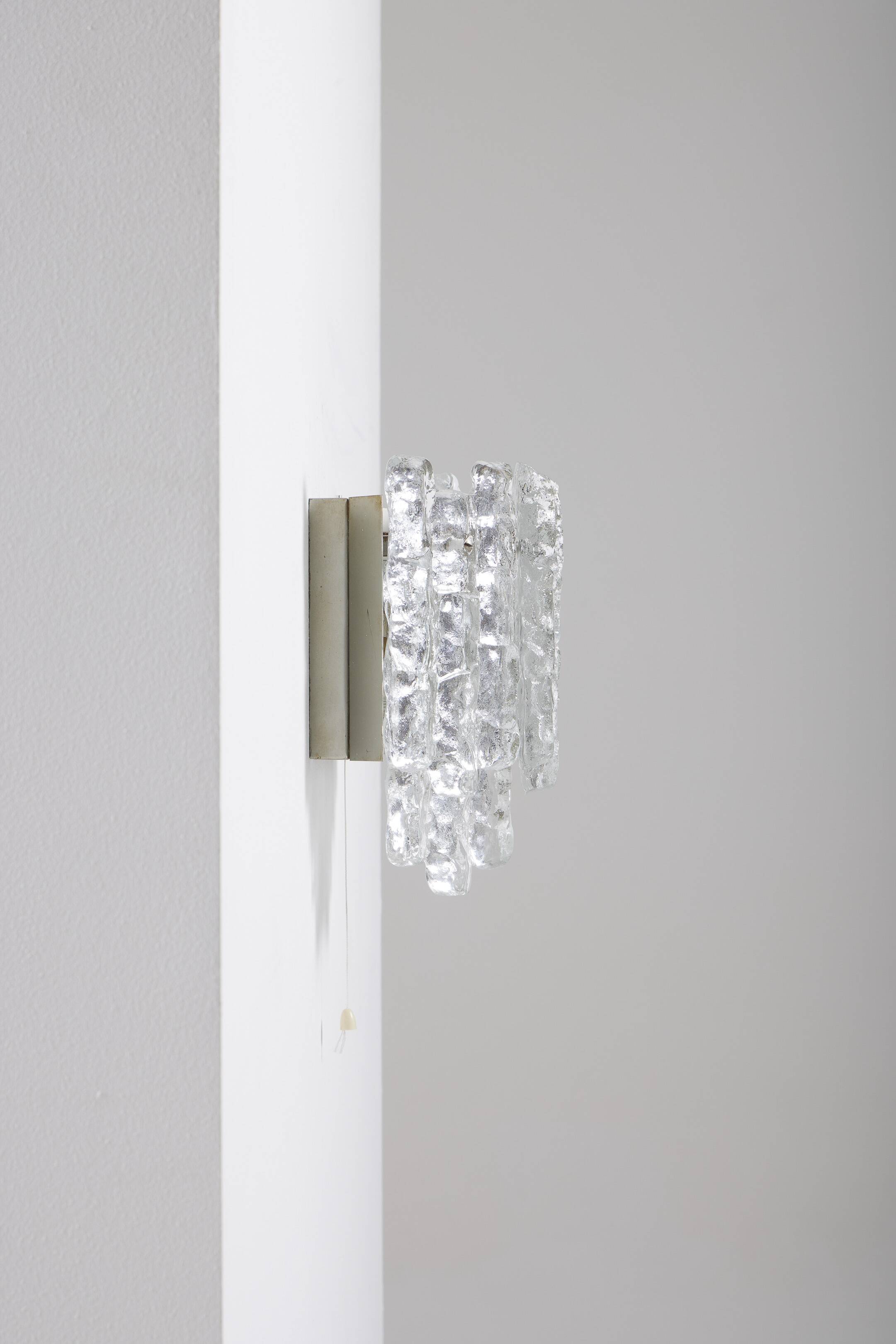 Julius Theodor Kalmar Frosted Glass Wall Lamp