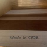 Scandinavian-style desk in light wood