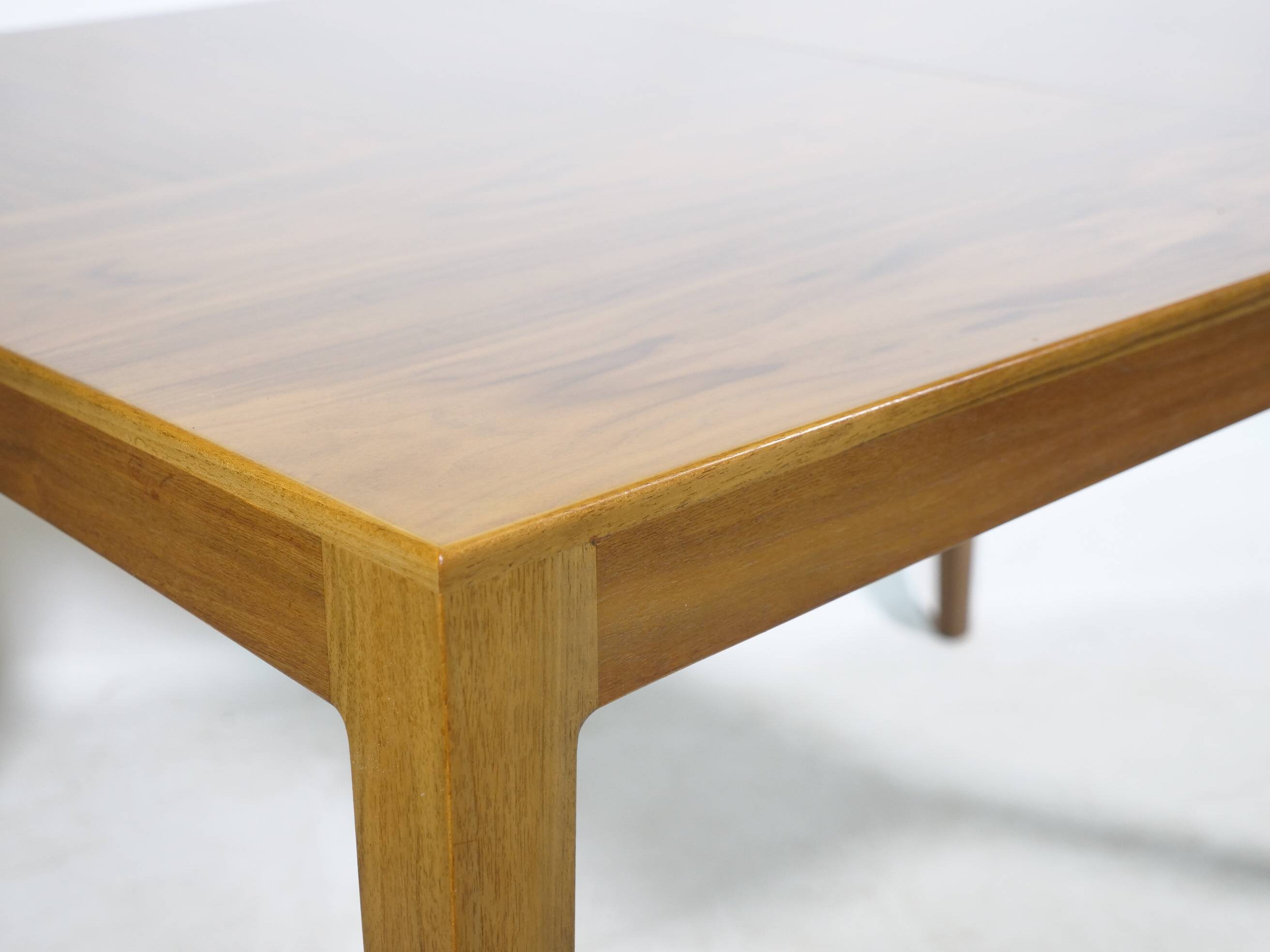 Extendable Walnut Dining Table by Hartmut Lohmeyer for Wilkhahn, 1960s