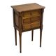 Natural wood bedside