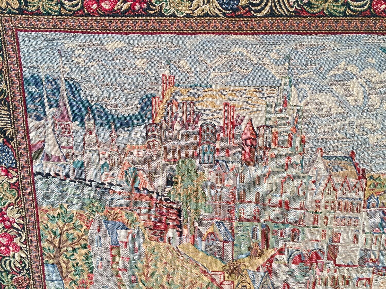 Cadre vieux Bruxelles tapisserie