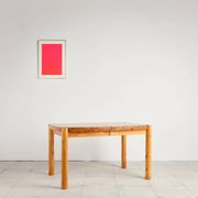 Table et 6 fauteuils brutalistes, Rainer Daumiller, Danemark, années 70