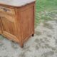Very Louis XV solid cherry wood.