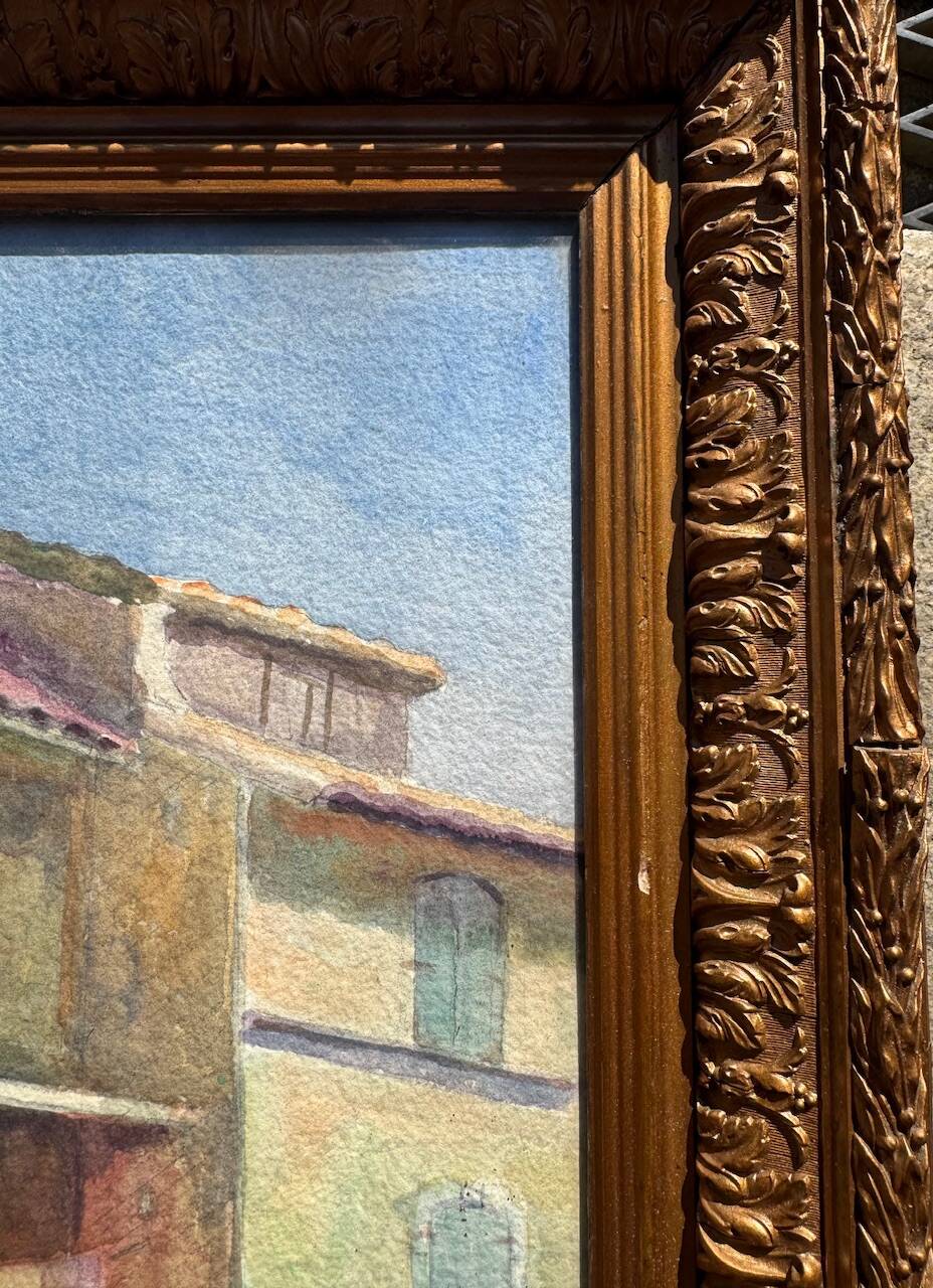 Old painting, Marine, signed Marie (1880-1977)