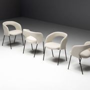 Dining chairs by Gastone Rinaldi for Rima, Italy, 1950s