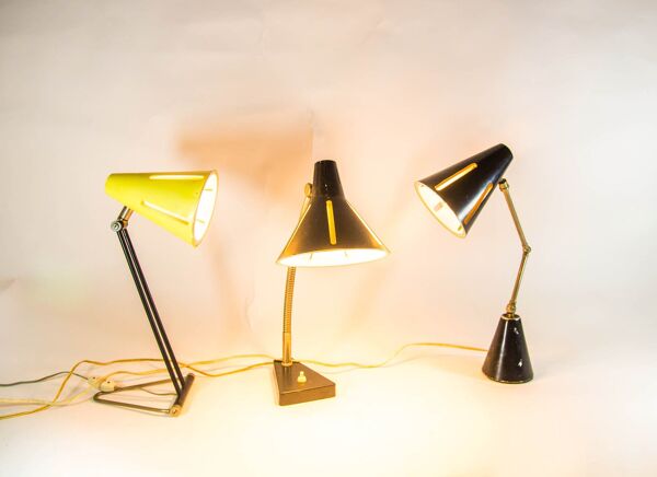 Lampe de bureau du milieu du siècle design néerlandais années 60