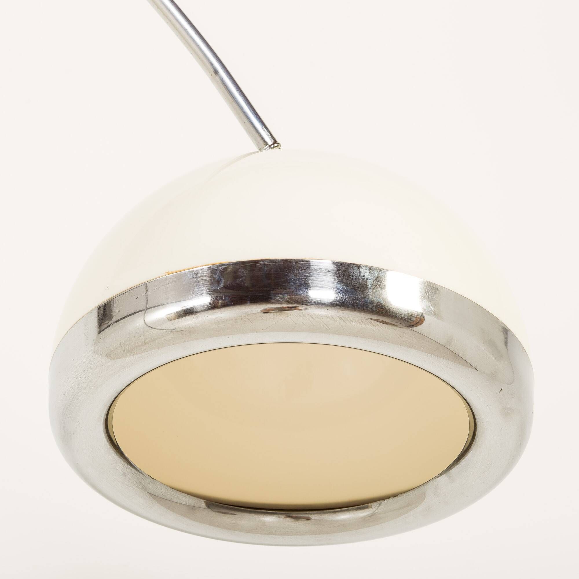 Italian mid century arc lamp in the style of Castiglioni, 1970s