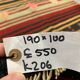 Vintage Turkish Kilim Kelim Rug shabby wool, country home boho 190x100 cm medium