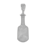 Flacon cristal à côtes plates fin du 19ème siècle