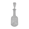 Flat rib crystal bottle late 19th century