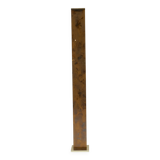 Glass and brass column floor lamp, 1970s