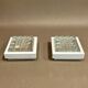 Pair of metal and glass sconces Scandinavian design 1950s