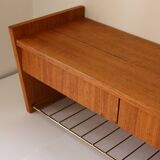 Wall console, Scandinavian entrance furniture, 1970
