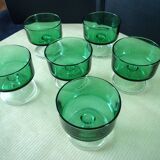 6 Vintage Luminarc Cups Cavalier Model 70s