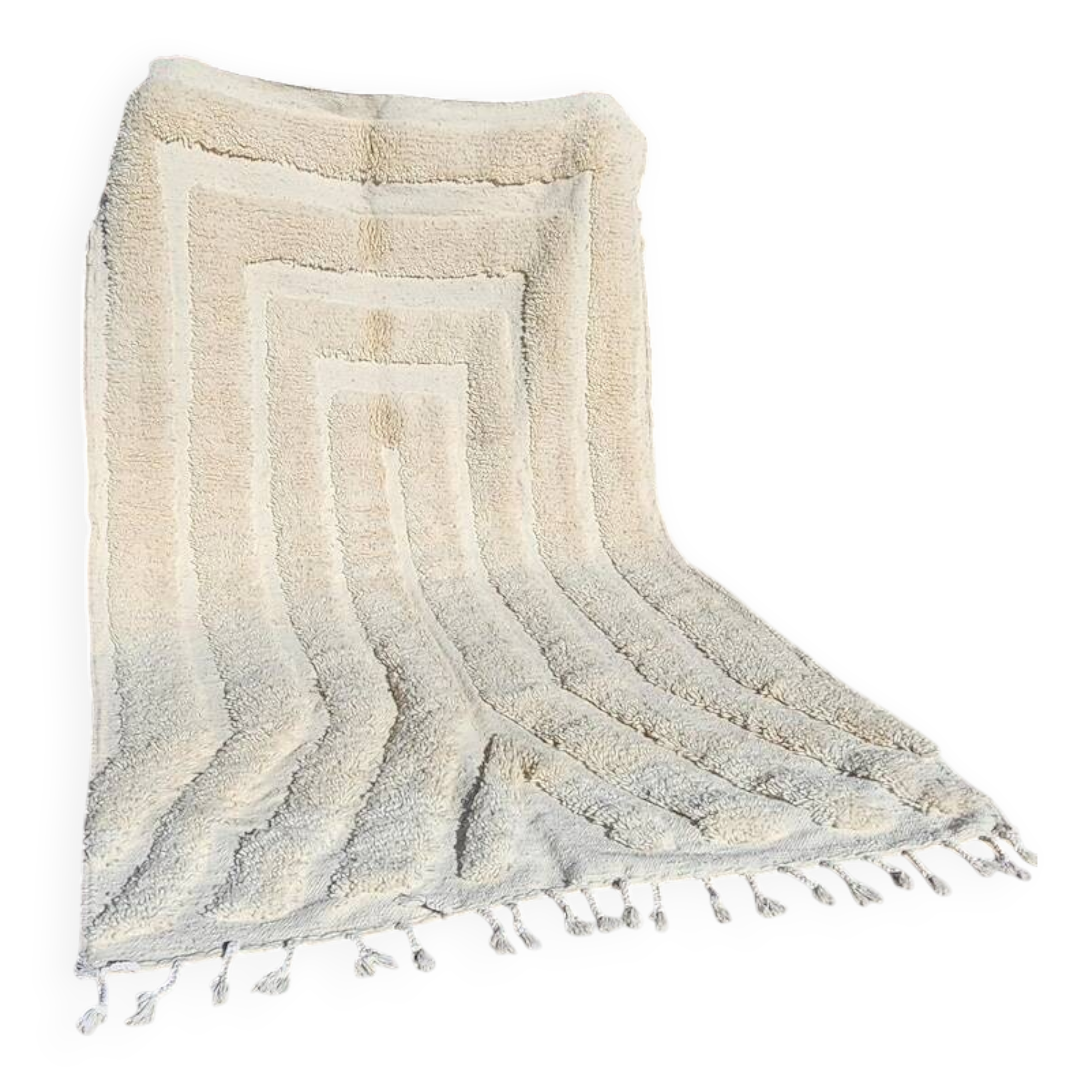 Moroccan rug in natural wool 200cm x 300cm
