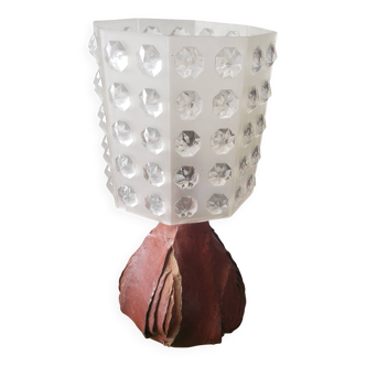 Sandstone lamp by Bruno H'rdy 1970