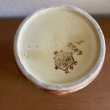 Hippolyte Boulnger marbled earthenware vase from Choisy-le-Roi