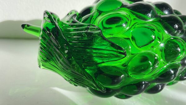 Grappe de RAISIN Verre Vert VINTAGE