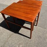 Scandinavian teak nesting tables