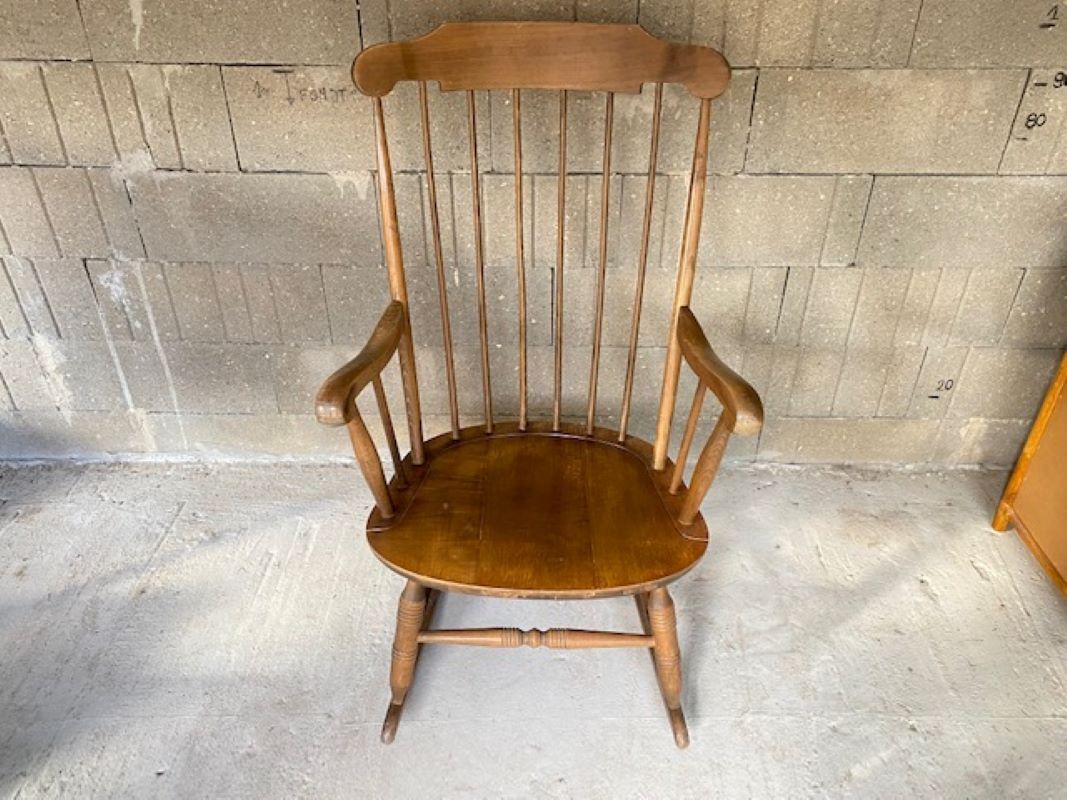 Rocking chair by stol kamnik yugoslavia vintage 1960s
