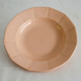 Assiettes creuses Digoin rose