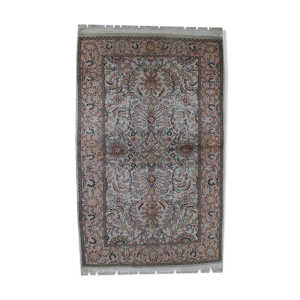 Tapis vintage indien tabriiz fait main 100cm x 162cm 1950s, 1c469