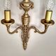 Old Wall Sconce bronze two torches style Napoleon III