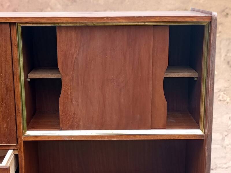 Vintage 1960s Scandinavian teak buffet bar