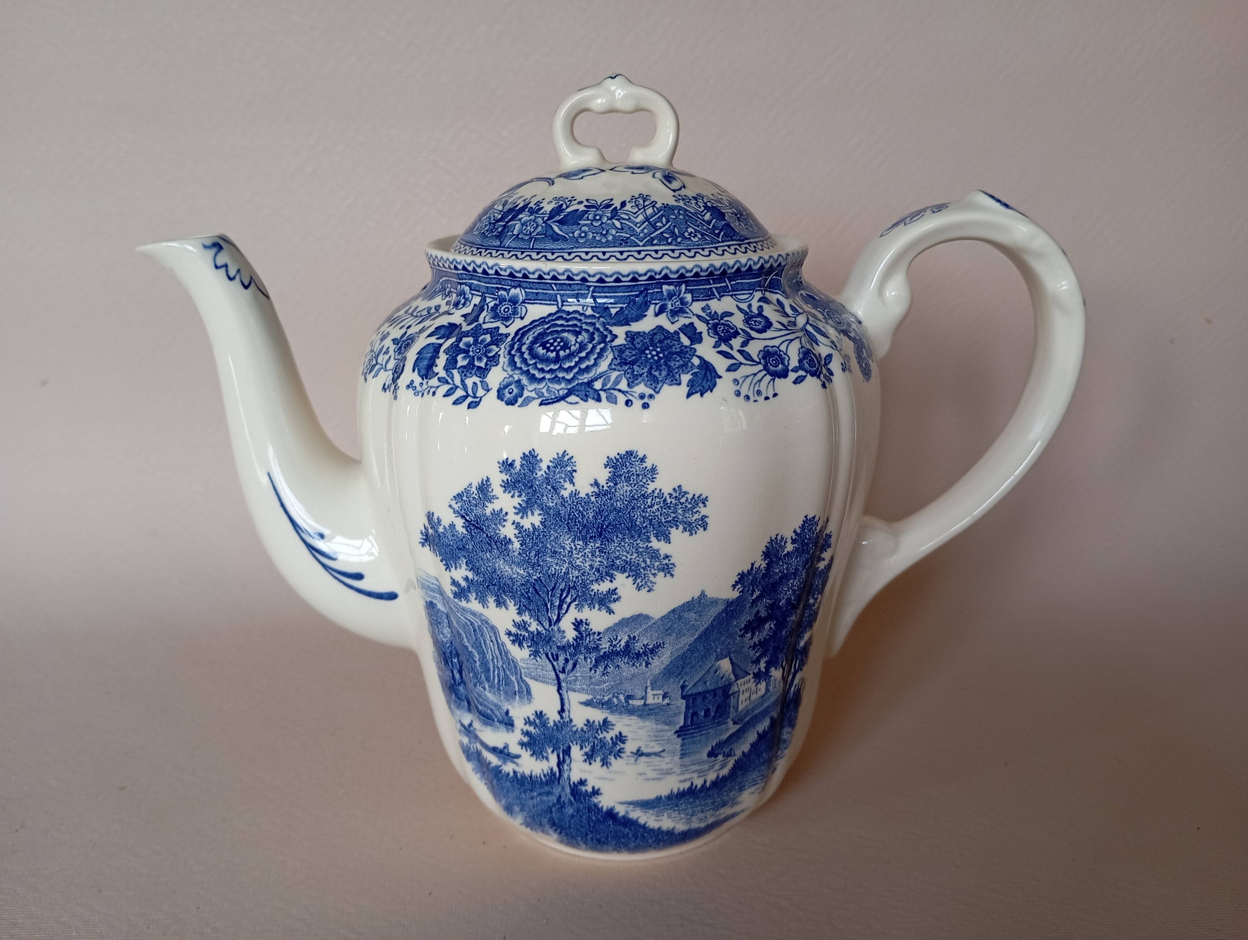 Verseuse 'Burgenland' bleu Villeroy & Boch