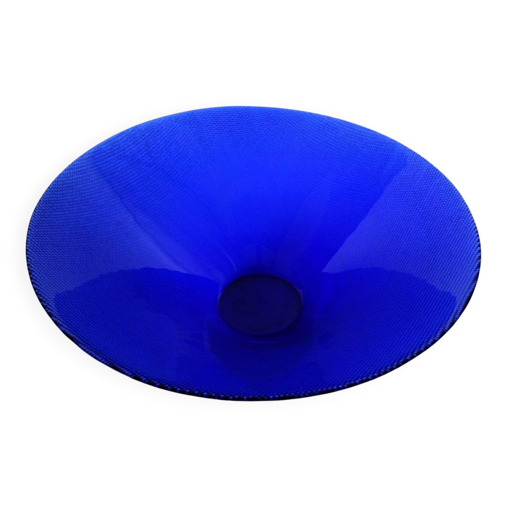 Cobalt blue glass cup