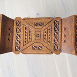 Tabouret ashanti ghanéen 'Wisdom Knot' Afrique