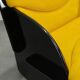 Pair of Italian Space Age Armchairs, Black Lacquer, 1970s