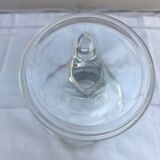 Ancient wine ox abondance Bormioli Rocco moulded glass made in italy vintage