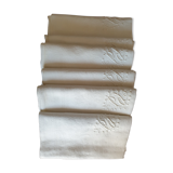 6 old towels 76.5 cm x 66.5 cm