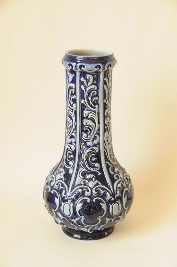 Vase Floral Marzi & Remy - West Germany - Céramique en en Grès de Sel
