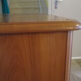 Commode 3 tiroirs style Louis XV en bois massif