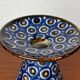 Mid-Century Modern German Vase with Peacock Design