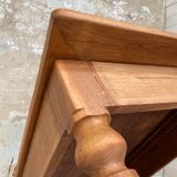 Solid wood farmhouse table