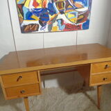 Vintage Ekawerk desk 50s Compass Feet