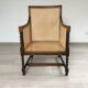 1950s cane armchair