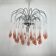 Vintage Murano blown glass chandelier – Italy, 1970s