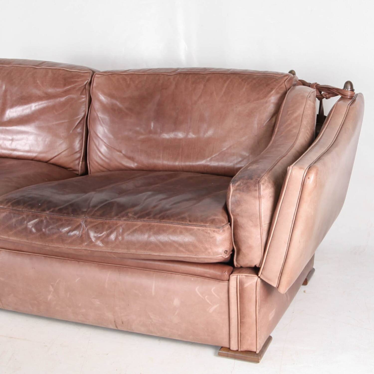 Knole leather sofa