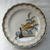 Plate XIXth, Perched bird catching insects