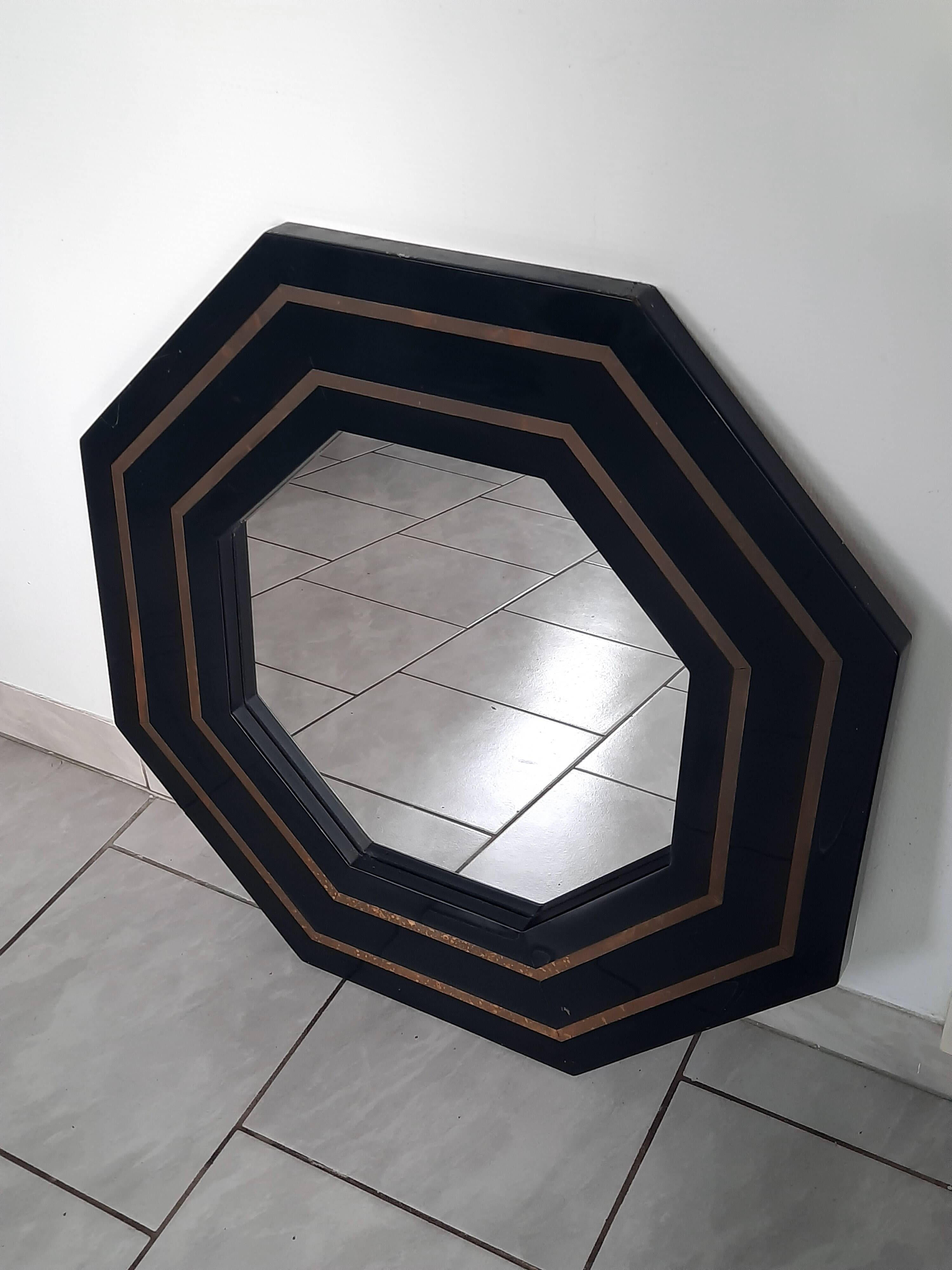 Mirror by Jean Claude Mahey, 70s-80s