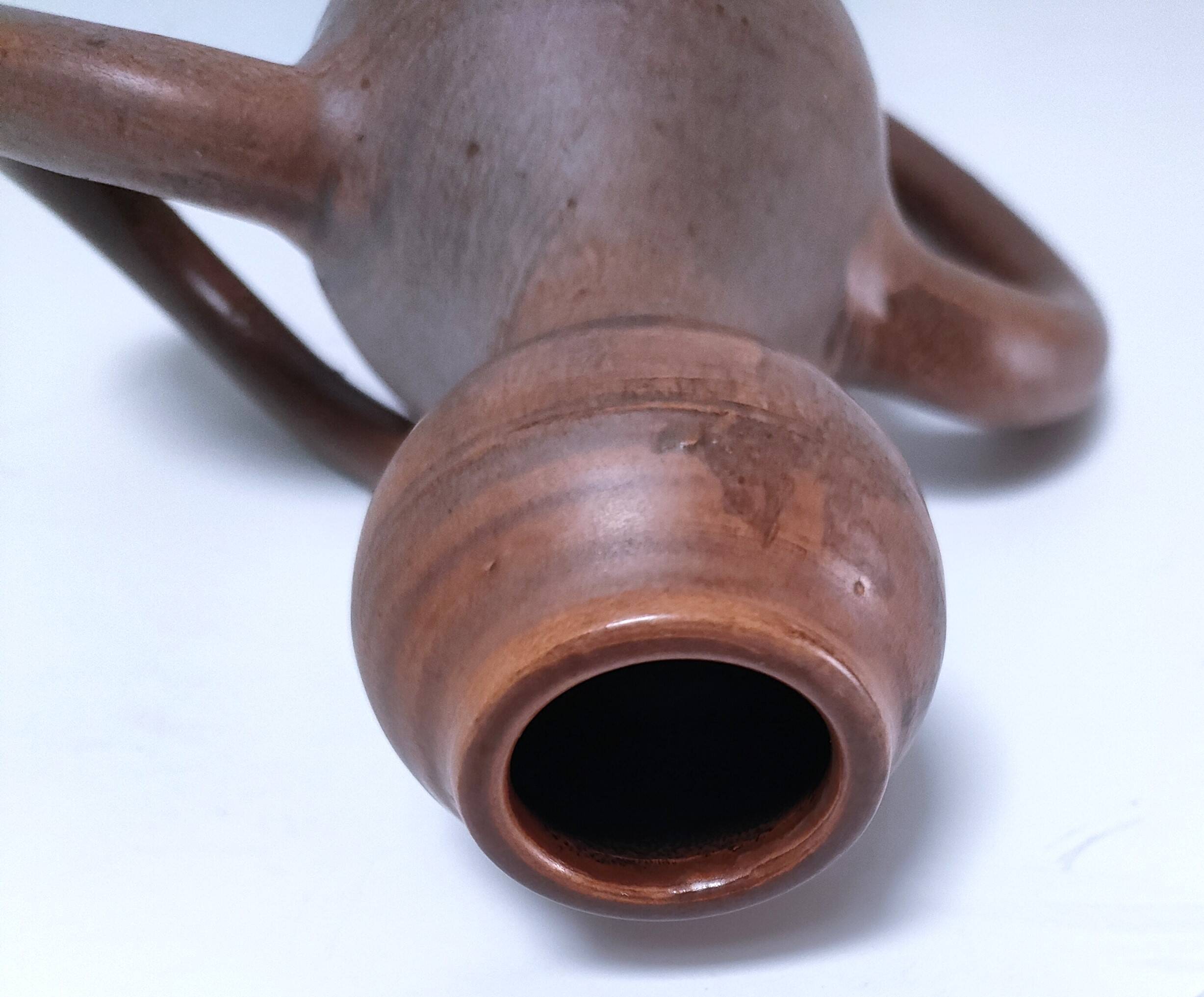 Vintage signed ceramic soliflore vase
