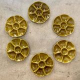 Gien oyster plates