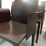 Lola leather chair/armchair designed by Poltrona Frau