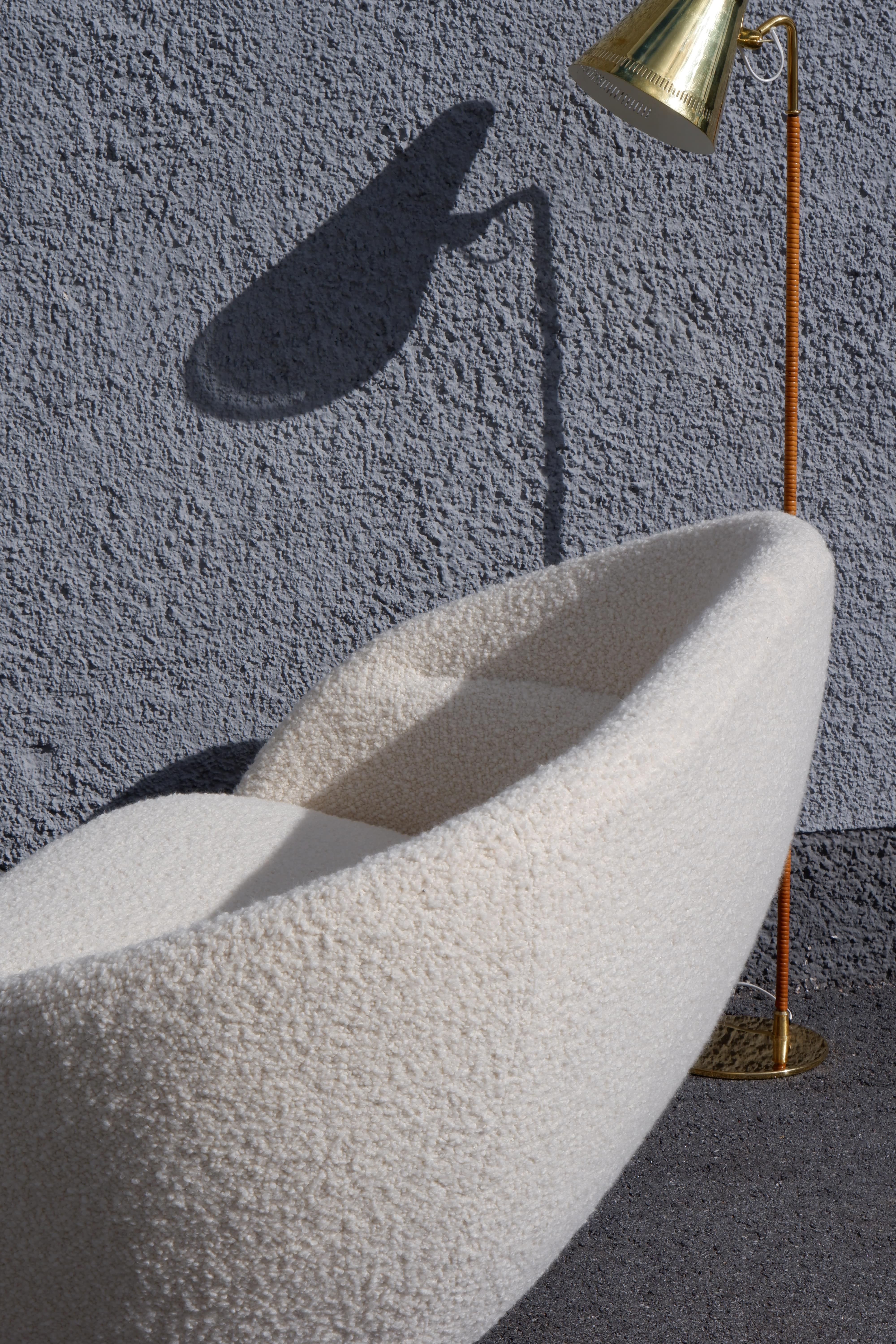 Arne Norell Curvy Soffa Produced by Westbergs Möbler, Sweden, circa 1960