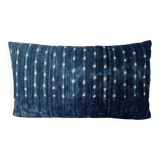 Cushion cover in vintage indigo fabric